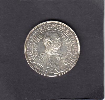 Beschrijving: 2 Kroner 40 TH.ANN.REIGN